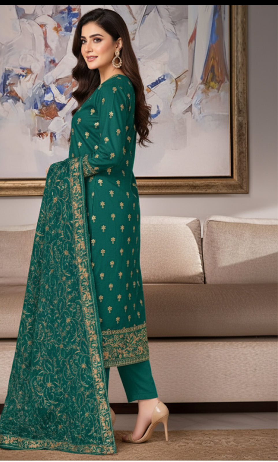 LAUREAUX™LADIES embroidery SUIT