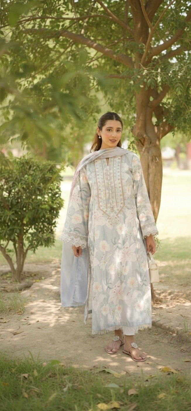 Laureaux™Ladies Suits Lawn Suit